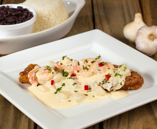 Garlic Fish with Shrimp